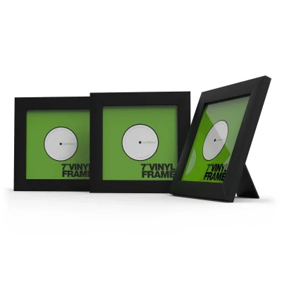Комплект рамок для обложек винила формата 7'' Glorious Vinyl Frame Set 7", цвет чёрный