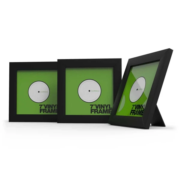 Комплект рамок для обложек винила формата 7'' Glorious Vinyl Frame Set 7", цвет чёрный